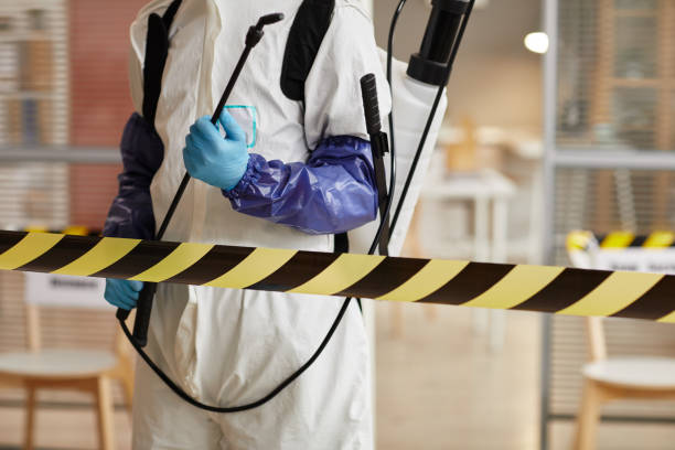 Professional Blood Cleanup technician working in Shelby, MI